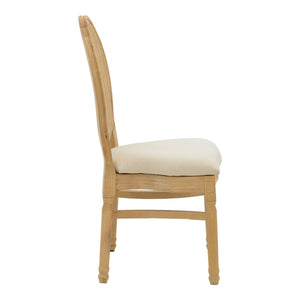 Καρέκλα Canco  φυσικό rubberwood-φυσικό rattan 50x53x98εκ - Pakobazaar