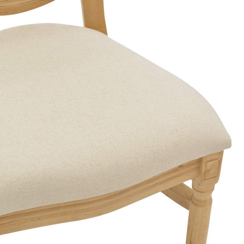 Καρέκλα Canco  φυσικό rubberwood-φυσικό rattan 50x53x98εκ - Pakobazaar
