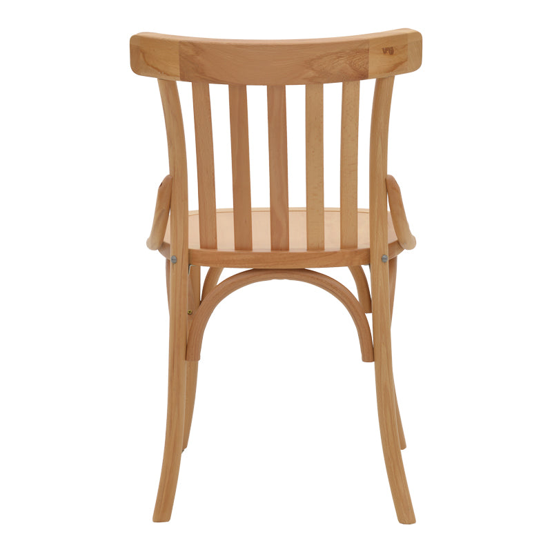 Καρέκλα Flisbie  φυσικό ξύλο οξιάς 46x48x86εκ - Pakobazaar