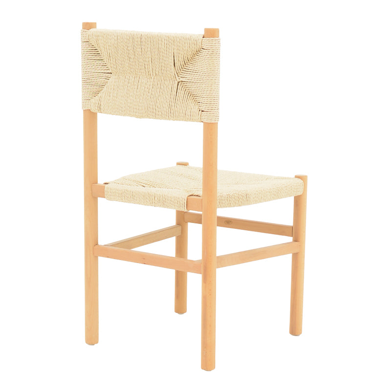 Καρέκλα Oarvine  φυσικό rubberwood-φυσικό σχοινί 46x52x88εκ - Pakobazaar