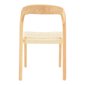Καρέκλα Tavrine  σχοινί-rubberwood σε φυσική απόχρωση 47x59x78εκ - Image 5