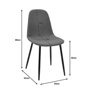 Καρέκλα Bella  μπεζ βελούδο με πόδι μέταλλο σε φυσική απόχρωση 43.5x52x89εκ - Pakobazaar