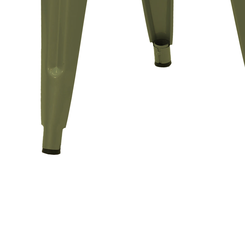 Σκαμπό Utopia  μέταλλο σε λαδί απόχρωση 30x30x45εκ - Pakobazaar