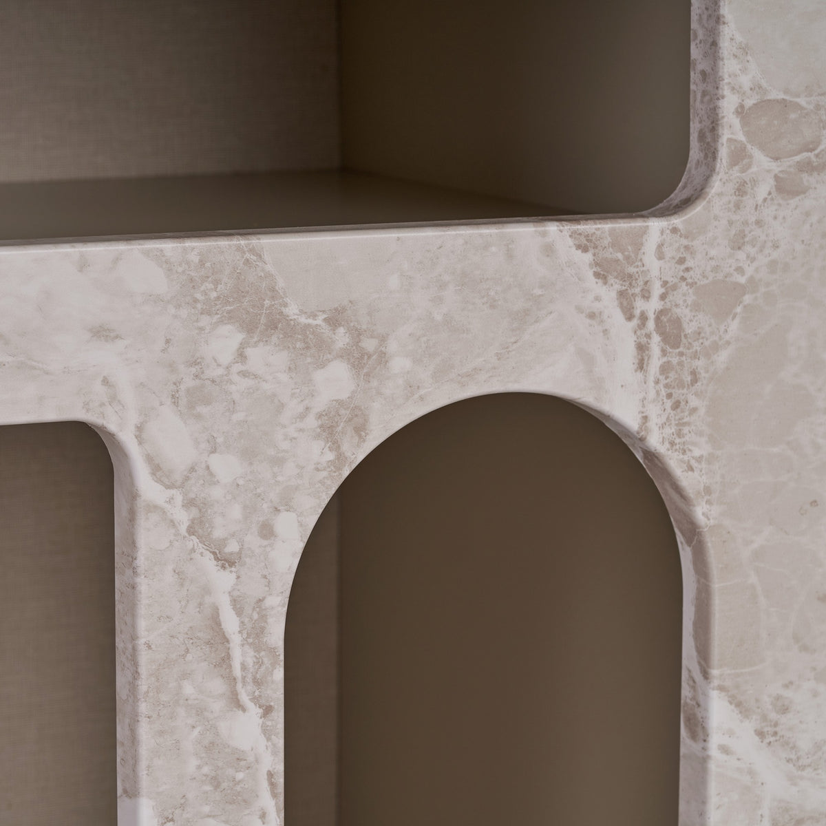 Κονσόλα Astris Travertine - Αμμόλιθος 80x37x74 εκ. Μελαμίνης