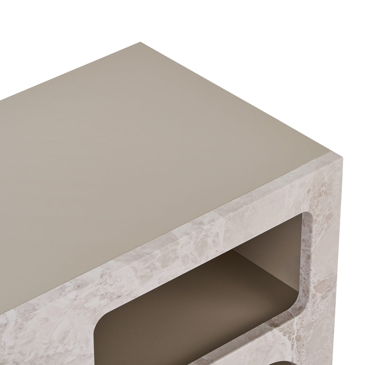 Κονσόλα Astris Travertine - Αμμόλιθος 80x37x74 εκ. Μελαμίνης