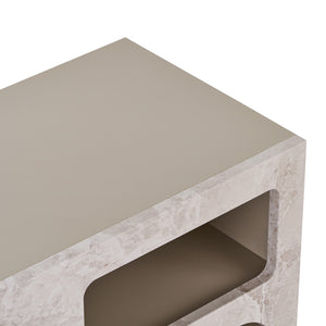 Κονσόλα Astris Travertine - Αμμόλιθος 80x37x74 εκ. Μελαμίνης