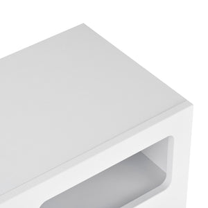 Κονσόλα Astris Λευκό 80x37x74 εκ. Μελαμίνης
