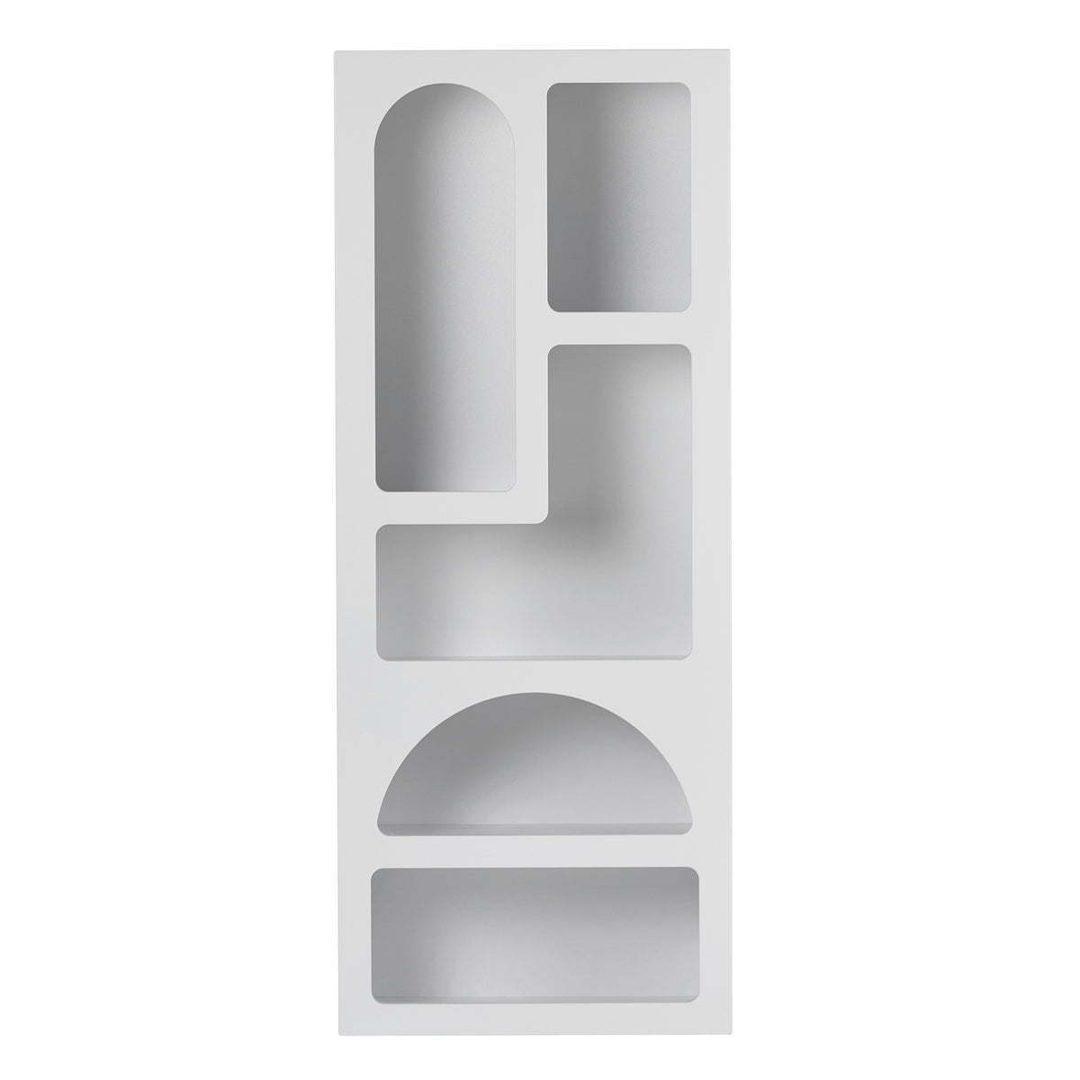 Βιβλιοθήκη Romanos Λευκό 60x32x150 εκ. Μελαμίνης - Pakobazaar