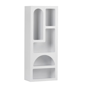 Βιβλιοθήκη Romanos Λευκό 60x32x150 εκ. Μελαμίνης - Pakobazaar