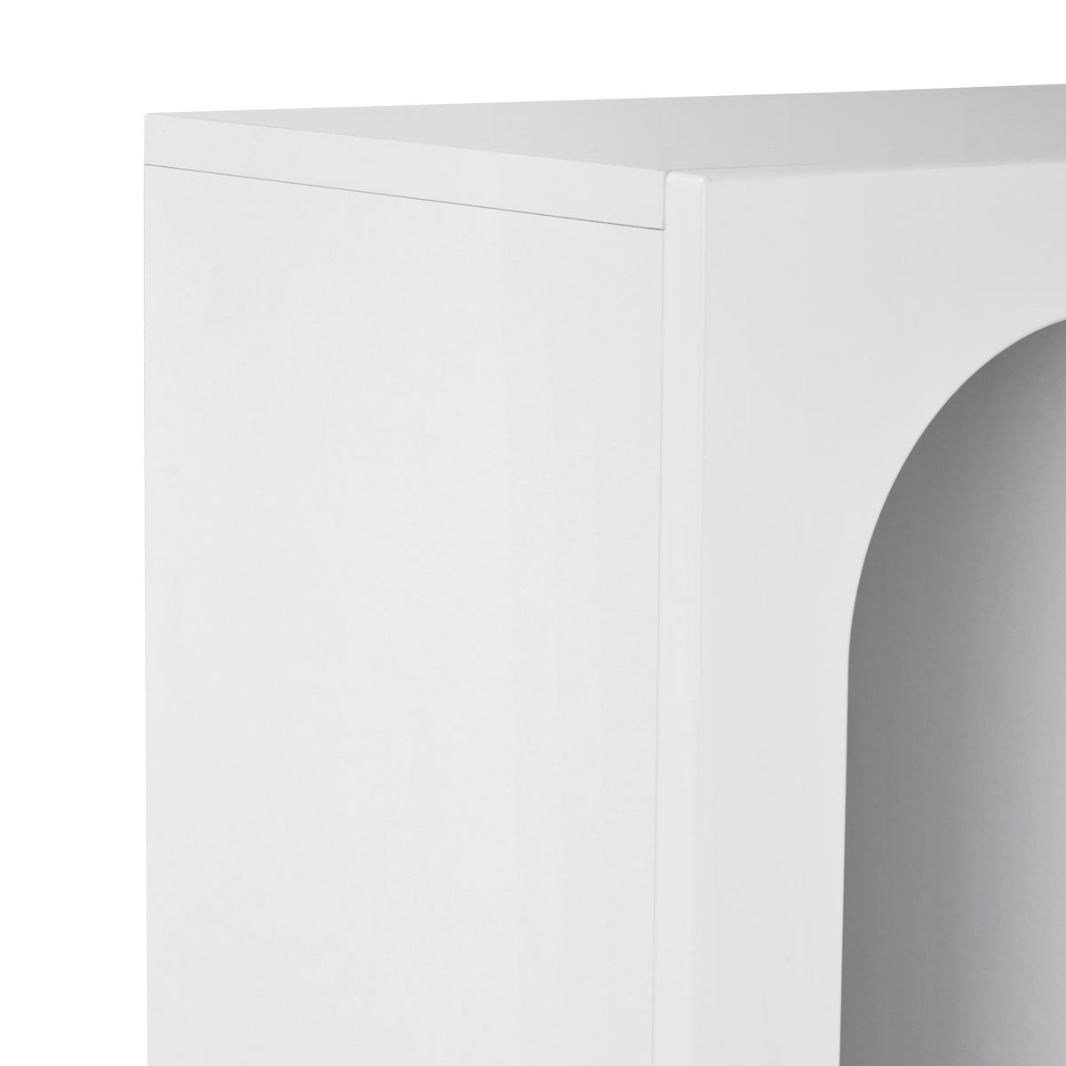 Βιβλιοθήκη Romanos Λευκό 60x32x150 εκ. Μελαμίνης - Pakobazaar
