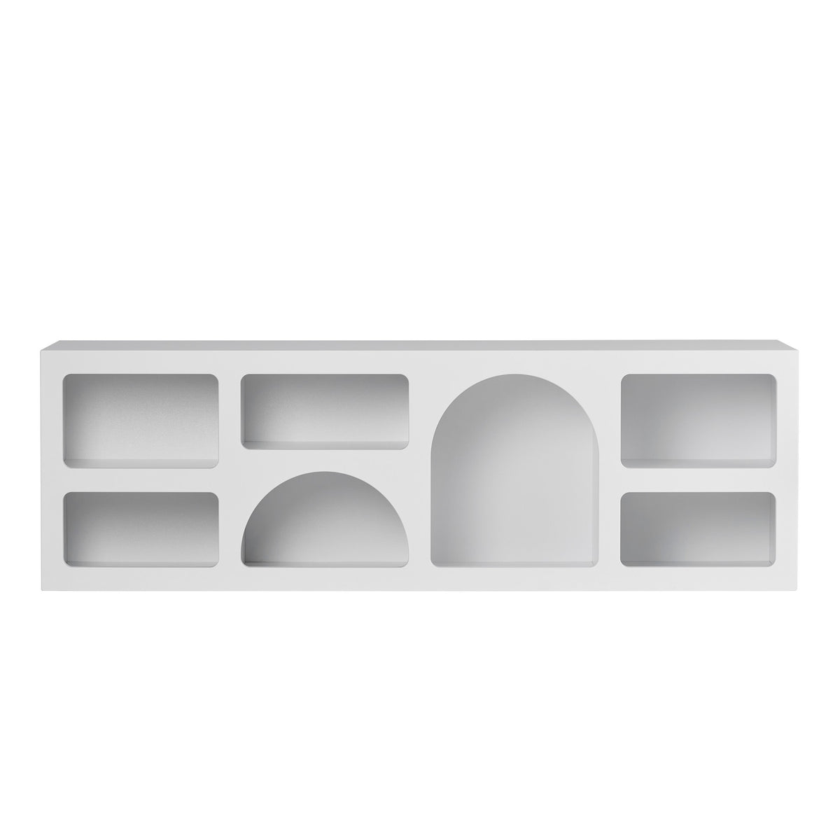 Κονσόλα Pagondas Λευκό 160x40x51 εκ. Μελαμίνης - Pakobazaar