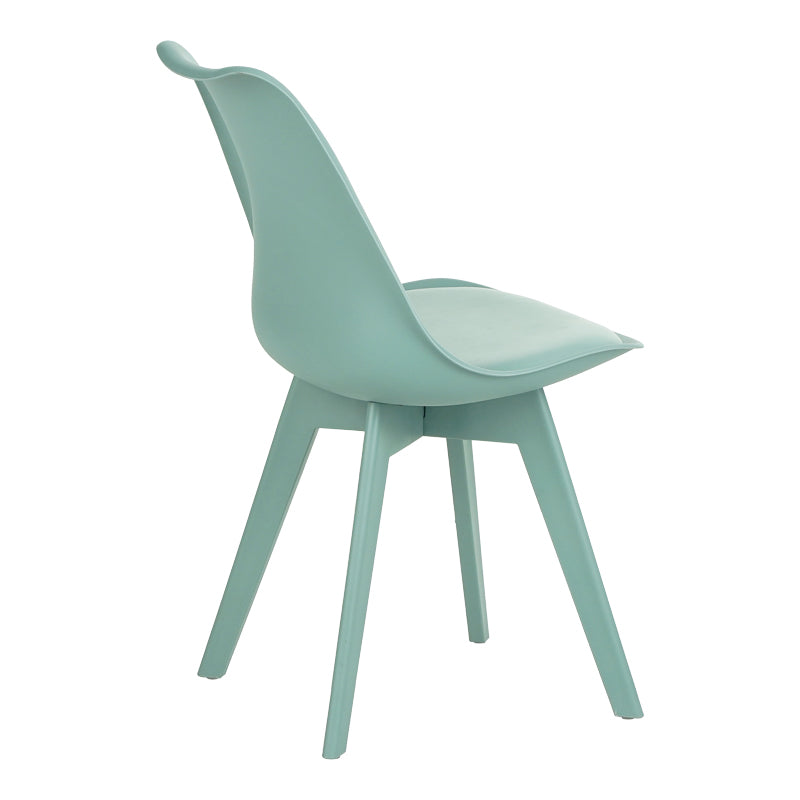 Καρέκλα Gaston I  PP-PU σε μέντα απόχρωση 48.5x53.5x81.5εκ - Pakobazaar
