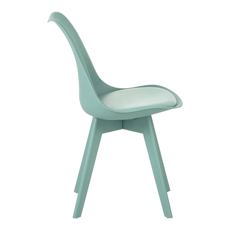 Καρέκλα Gaston I  PP-PU σε μέντα απόχρωση 48.5x53.5x81.5εκ - Pakobazaar