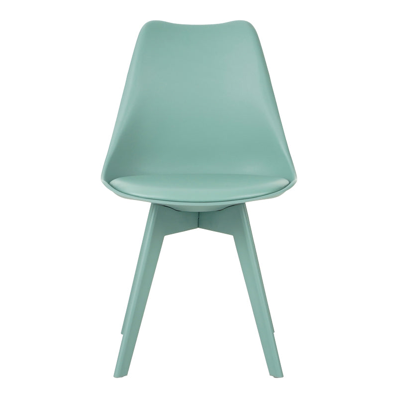 Καρέκλα Gaston I  PP-PU σε μέντα απόχρωση 48.5x53.5x81.5εκ - Pakobazaar