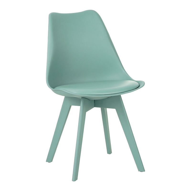 Καρέκλα Gaston I  PP-PU σε μέντα απόχρωση 48.5x53.5x81.5εκ - Pakobazaar