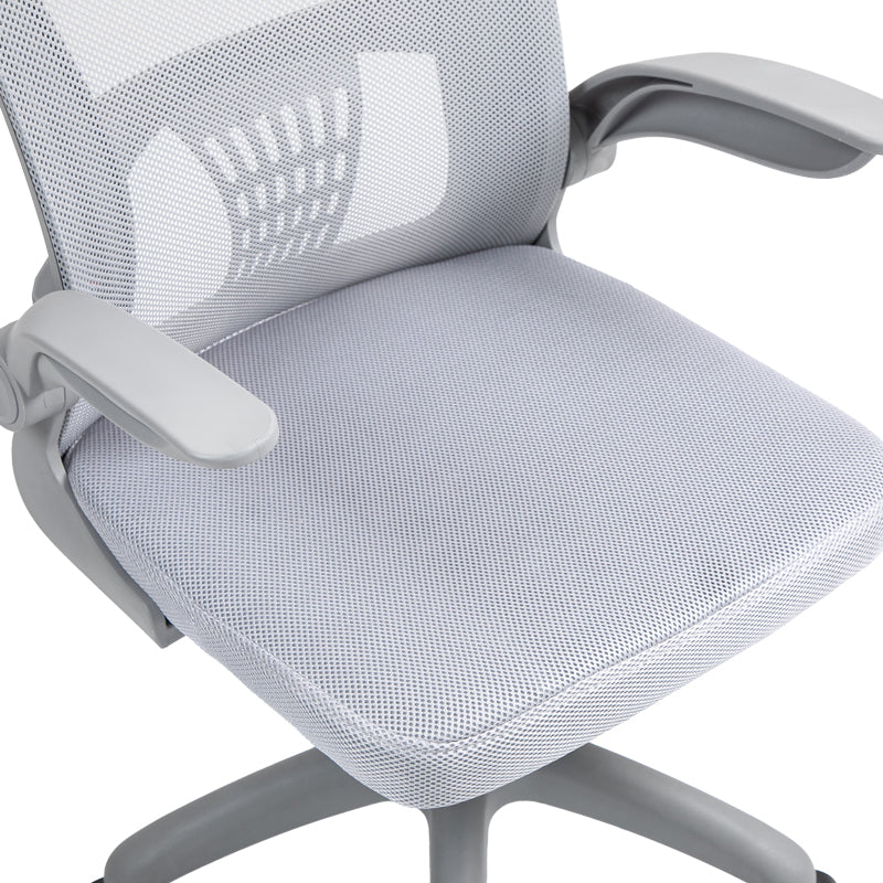 Καρέκλα γραφείου εργασίας Annalise  mesh γκρι 57x53x100εκ - Pakobazaar