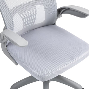 Καρέκλα γραφείου εργασίας Annalise  mesh γκρι 57x53x100εκ - Pakobazaar