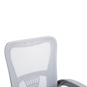 Καρέκλα γραφείου εργασίας Annalise  mesh γκρι 57x53x100εκ - Pakobazaar