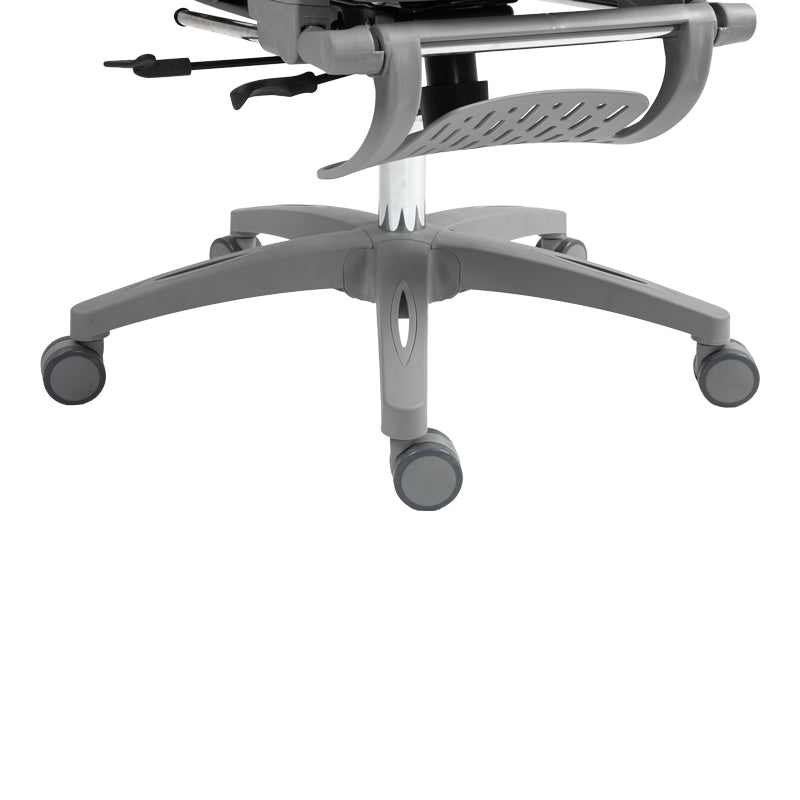 Καρέκλα γραφείου εργασίας Zenyk  mesh σε grey απόχρωση 63x70x126εκ - Image 11