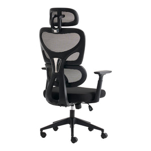 Καρέκλα γραφείου διευθυντή Cadrey  mesh μαύρο 67x64x120-128εκ - Pakobazaar