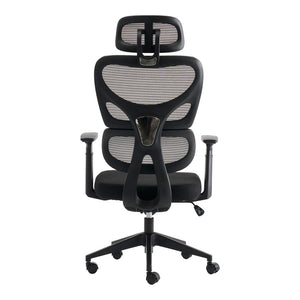 Καρέκλα γραφείου διευθυντή Cadrey  mesh μαύρο 67x64x120-128εκ - Pakobazaar
