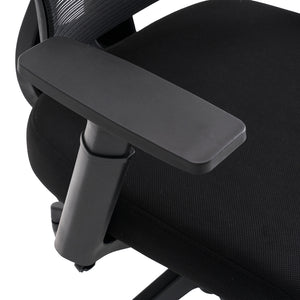 Καρέκλα γραφείου διευθυντή Cadrey  mesh μαύρο 67x64x120-128εκ - Pakobazaar