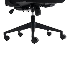 Καρέκλα γραφείου διευθυντή Cadrey  mesh μαύρο 67x64x120-128εκ - Pakobazaar