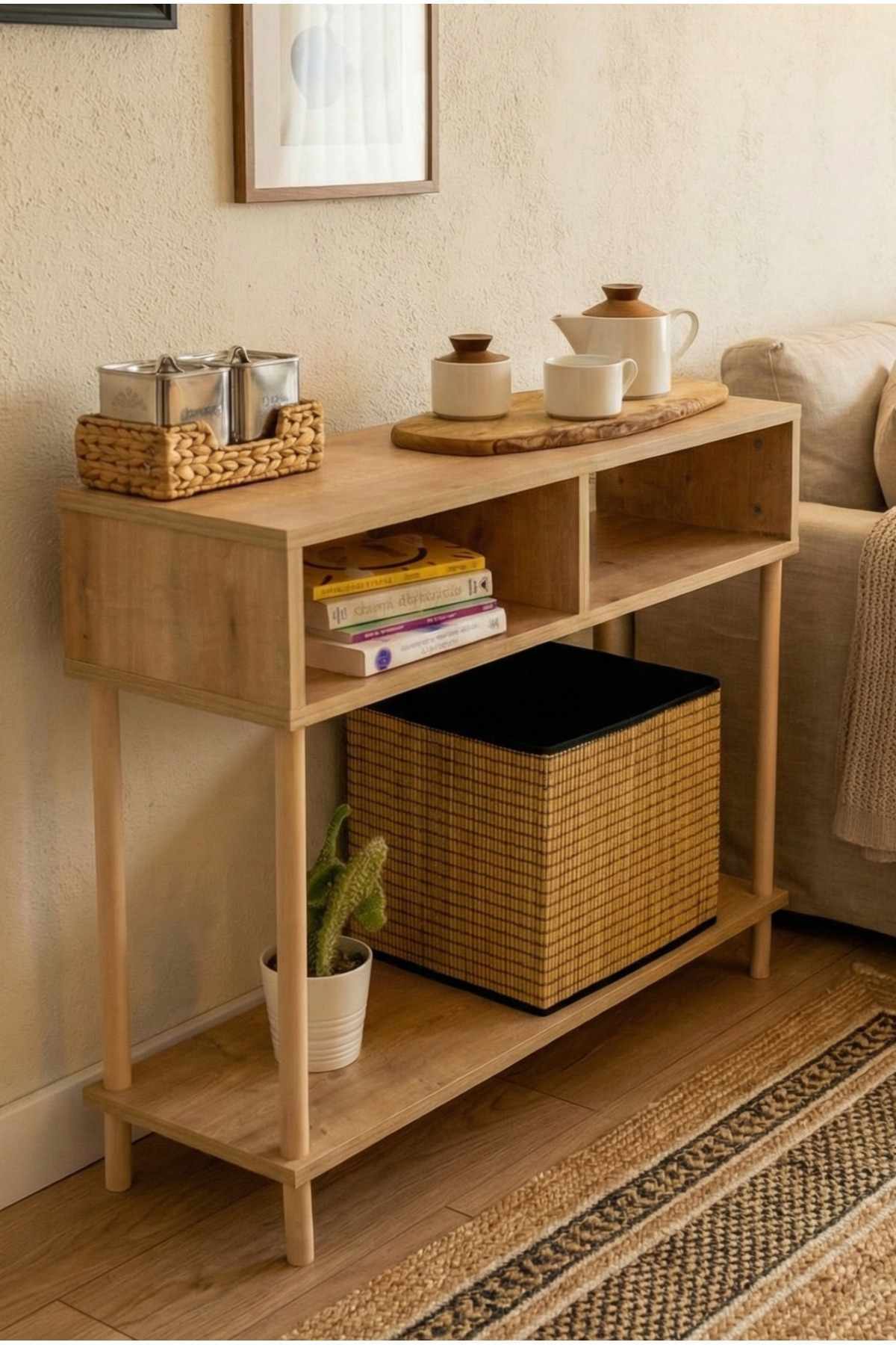 Μπουφές Ismaros Δρυς Sapphire 90x30x75 εκ. Μελαμίνης