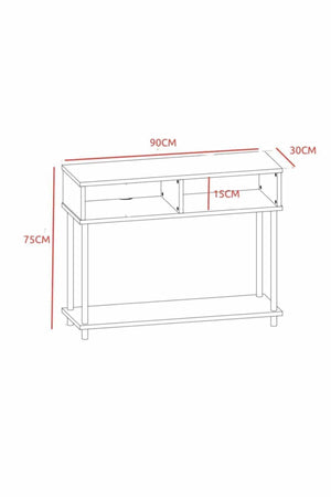 Μπουφές Ismaros Δρυς Sapphire 90x30x75 εκ. Μελαμίνης
