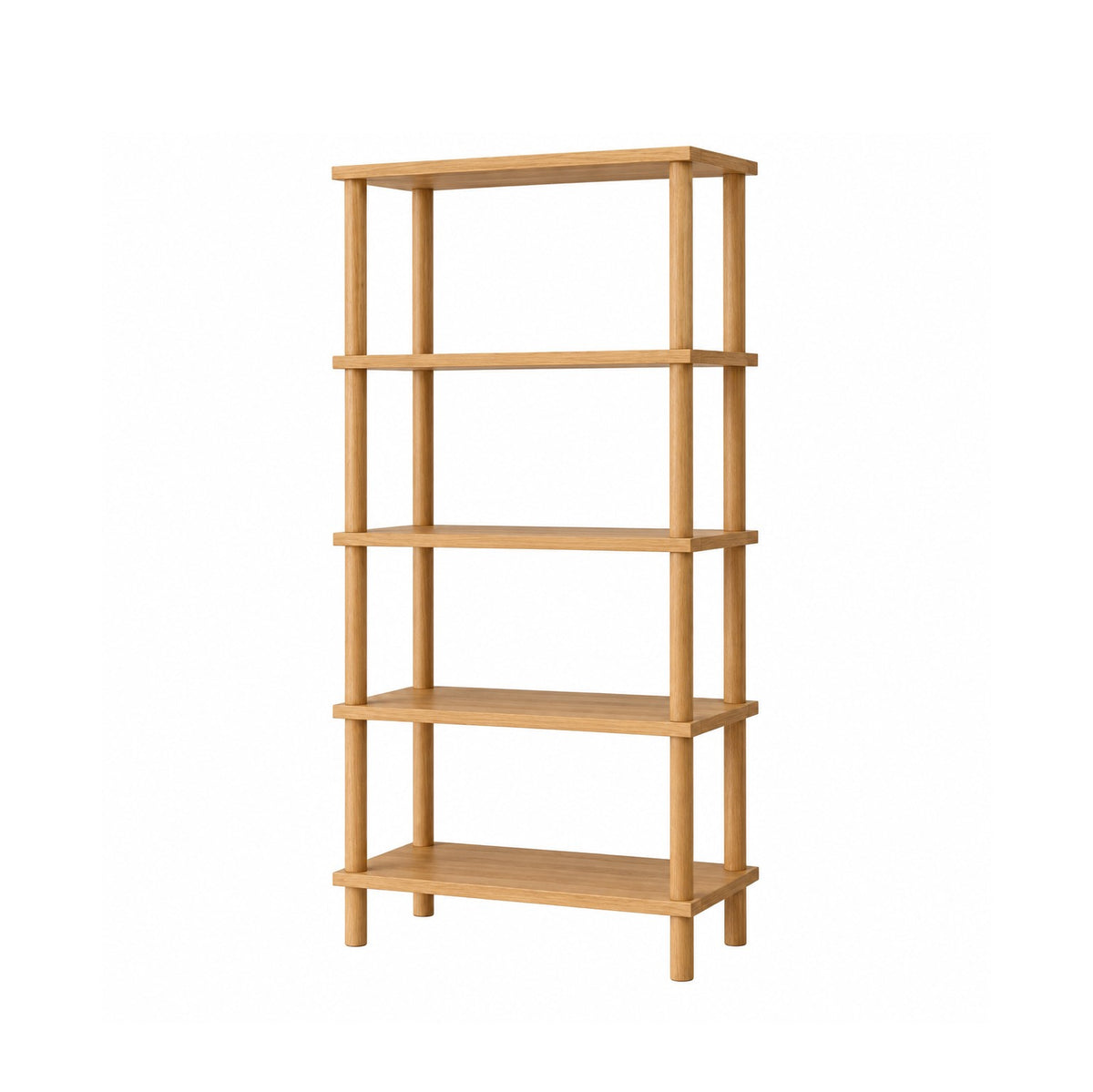 Βιβλιοθήκη Selinous Πεύκο 60x25x136 εκ. Μελαμίνης