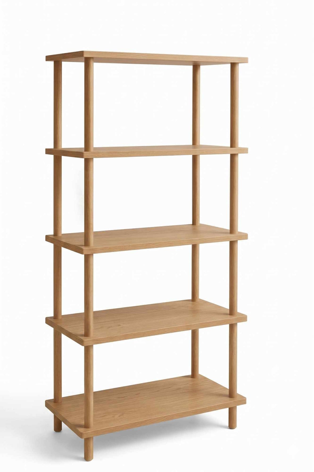 Βιβλιοθήκη Selinous Δρυς Sapphire 60x25x136 εκ. Μελαμίνης