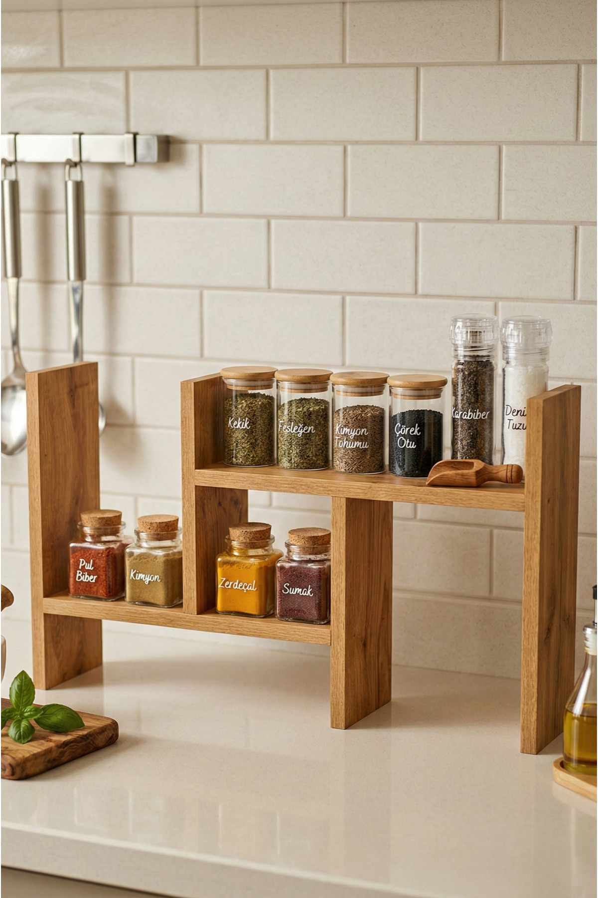 Ράφι Κουζίνας Achelos Πεύκο 46x13.5x40 εκ. Μελαμίνης - Pakobazaar