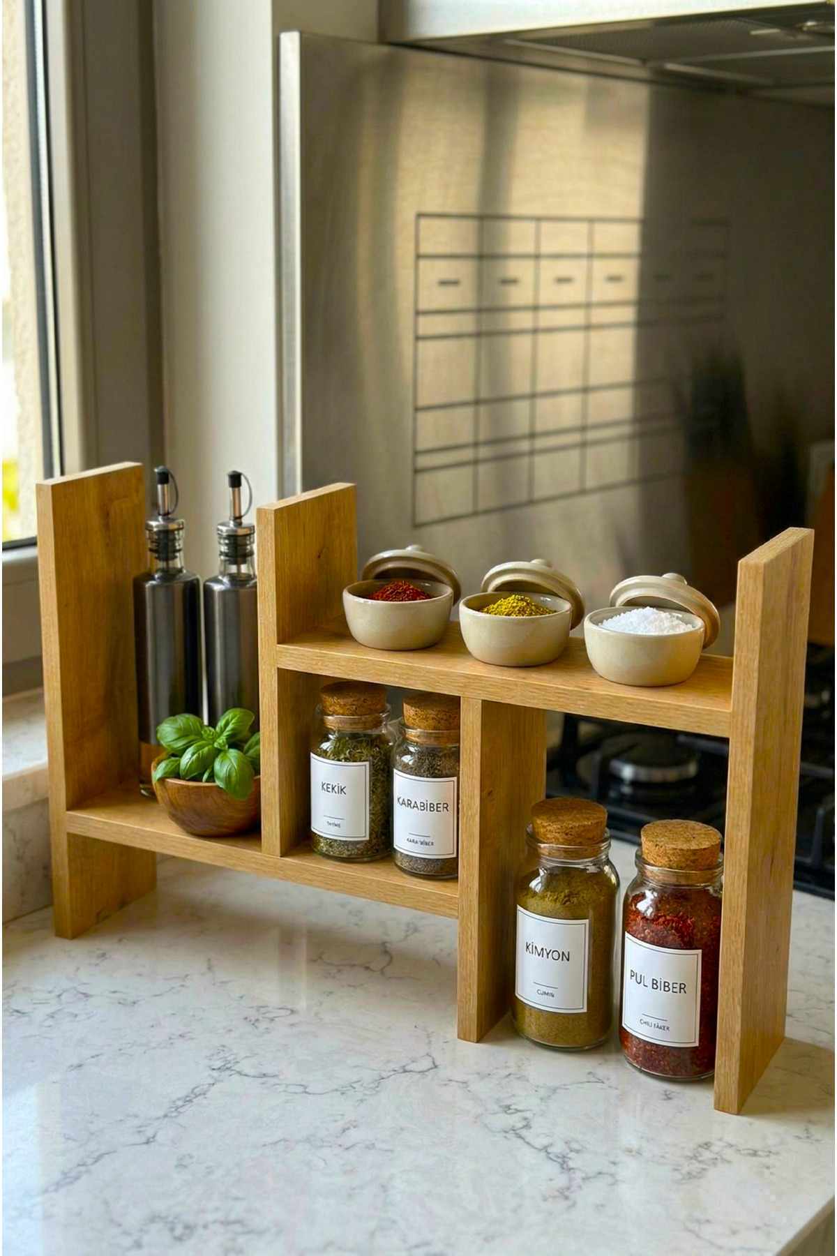 Ράφι Κουζίνας Achelos Πεύκο 46x13.5x40 εκ. Μελαμίνης - Pakobazaar