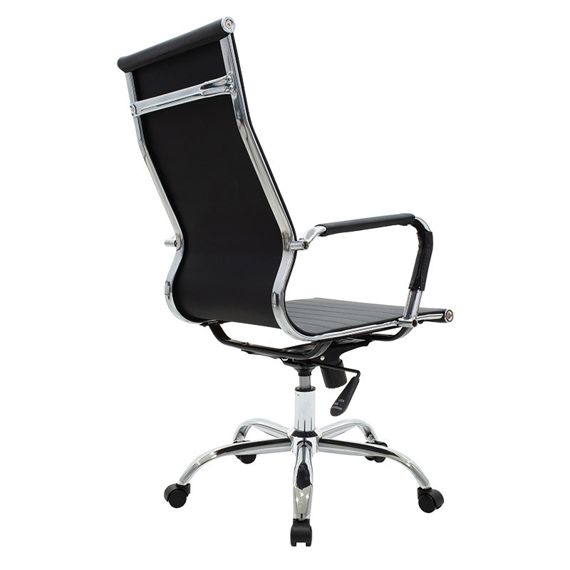 Καρέκλα γραφείου διευθυντή Valter  μαύρο pu 55.5x58x108εκ - Pakobazaar