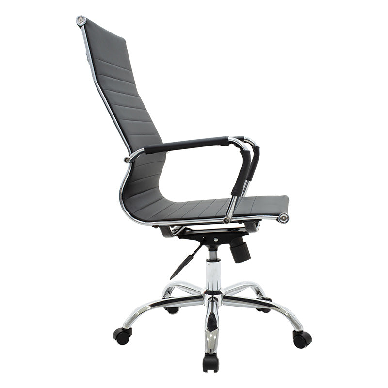 Καρέκλα γραφείου διευθυντή Valter  μαύρο pu 55.5x58x108εκ - Pakobazaar