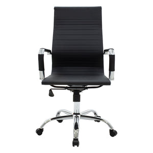 Καρέκλα γραφείου διευθυντή Valter  μαύρο pu 55.5x58x108εκ - Pakobazaar