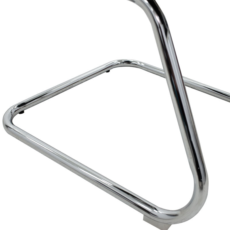 Καρέκλα γραφείου επισκέπτη Valter  λευκό pu 55.5x48x88εκ - Image 8