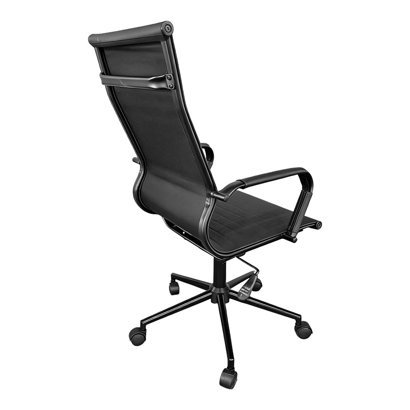 Καρέκλα γραφείου διευθυντή Valter  pu μαύρο 55.5x58x108εκ - Pakobazaar