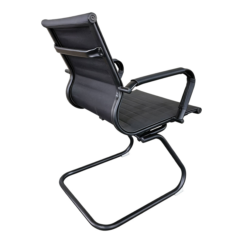 Καρέκλα γραφείου επισκέπτη Valter  pu μαύρο 55.5x48x88εκ - Pakobazaar