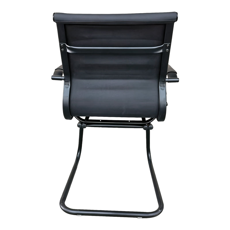 Καρέκλα γραφείου επισκέπτη Valter  pu μαύρο 55.5x48x88εκ - Pakobazaar