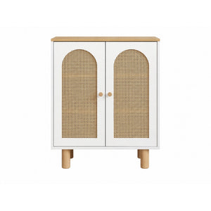 Μπουφές Ios Λευκό - Δρυς 90x41x105 εκ. MDF