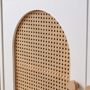Βιβλιοθήκη Ios Λευκό - Δρυς 90x41x158 εκ. MDF