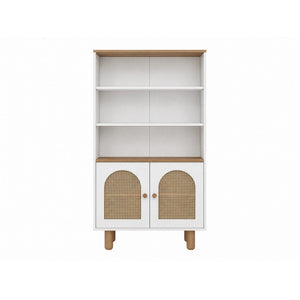 Βιβλιοθήκη Ios Λευκό - Δρυς 90x41x158 εκ. MDF