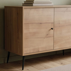 Κονσόλα Orthe Δρυς 180x41x80 εκ. Μελαμίνης