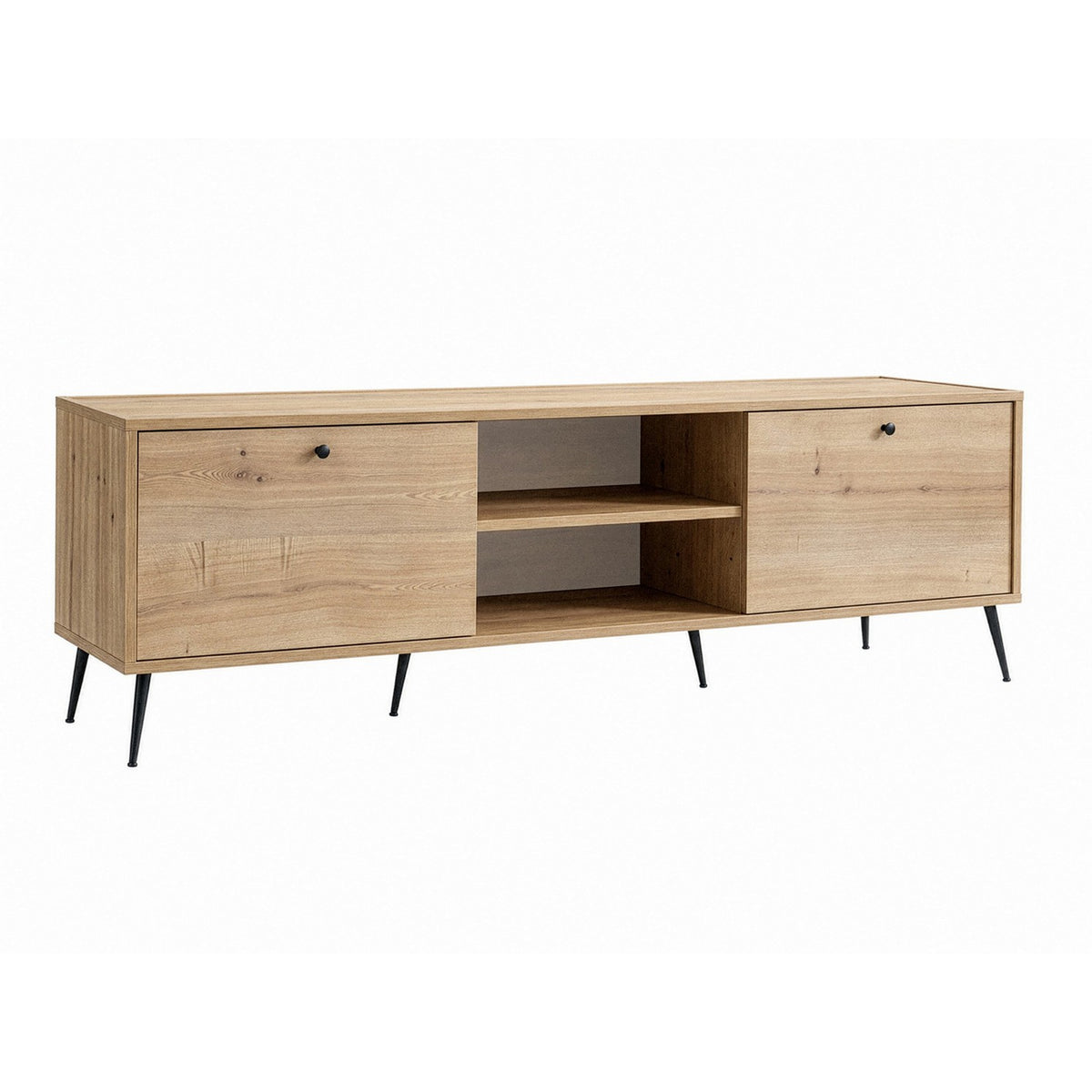 Έπιπλο Τηλεόρασης Orthe Δρυς 180x40x55 εκ. Μελαμίνης