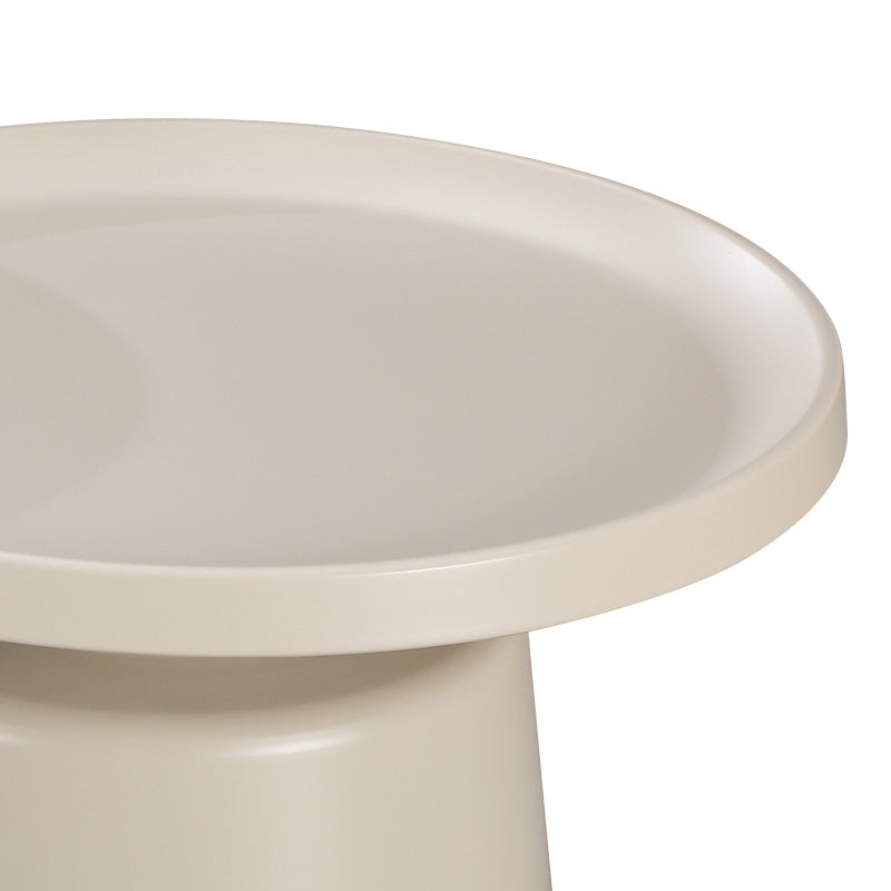 Τραπέζι σαλονιού Ginoze  μέταλλο σε cappuccino απόχρωση Φ70x42,5εκ - Image 4