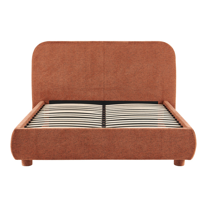 Κρεβάτι Salena  terracotta ύφασμα 160x200εκ