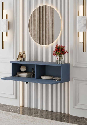Μπουφές Methone Επιτοίχιος Μπλε 50x22x26 εκ. MDF