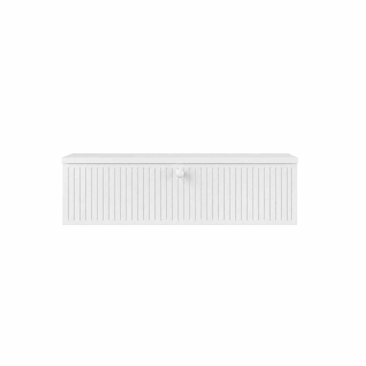 Μπουφές Methone Επιτοίχιος Λευκό 70x22x26 εκ. MDF