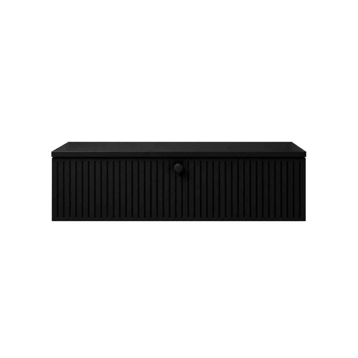 Μπουφές Methone Επιτοίχιος Μαύρο 70x22x26 εκ. MDF